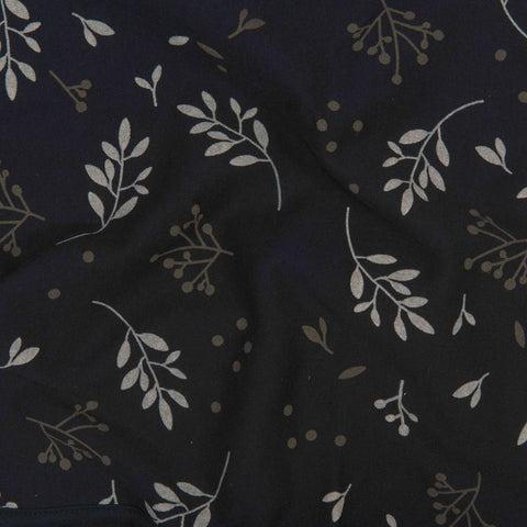 Dooky Universal Sun Shade - Romantic Leaves Black