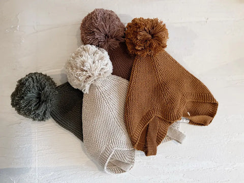 Ada Baby Knit PomPom Baby Hat