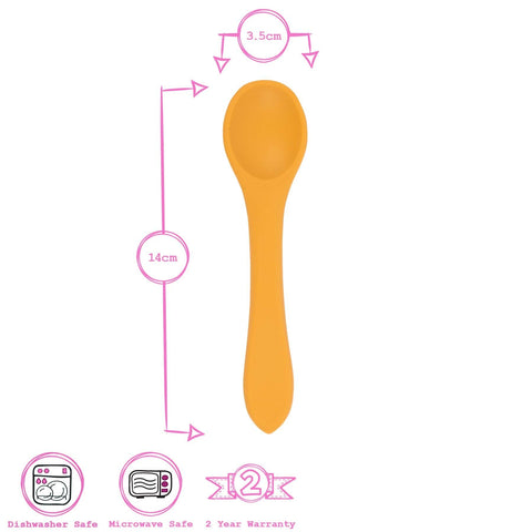 Baby Silicone Weaning Spoon - By Tiny Dining