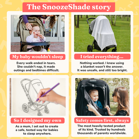 Snoozeshade Plus Extra -  Stroller And Buggy Sun/Sleep Shade