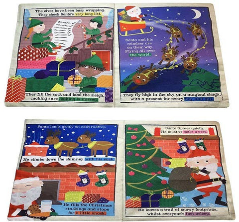 Jo & Nic's Crinkly Cloth Books - A Busy Night For Santa
