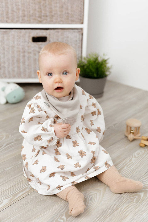 Cheeky Chompers Biscuit Neckerchew - Teething Dribble Bib  New Neutral range