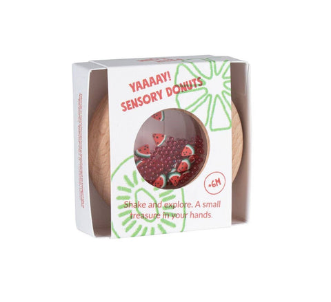 Petit Boum Sensory Play Toy Donut (Watermelon)