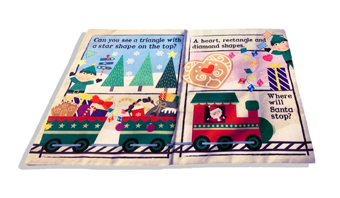 Jo & Nic's Crinkly Cloth Books - Christmas Shapes