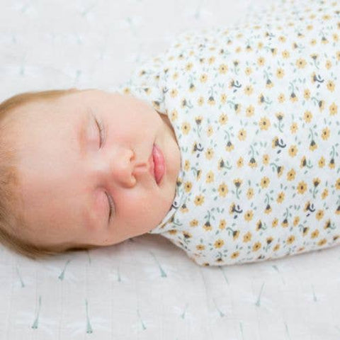 Lulujo - Cotton Swaddle - Vintage Floral / Dragonfly - 2 Pack