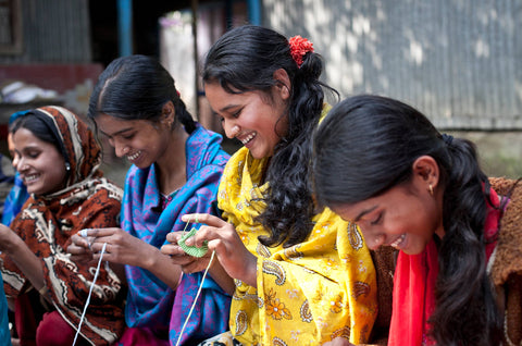 Crochet Baby Doll Ballerina Rattle - pale pink