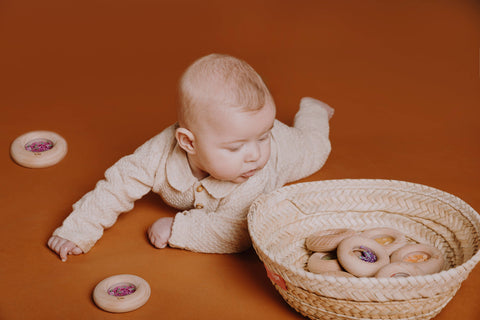 Petit Boum Sensory Play Toy Donut (Grapes)