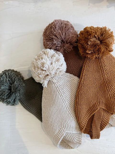 Ada Baby Knit PomPom Baby Hat