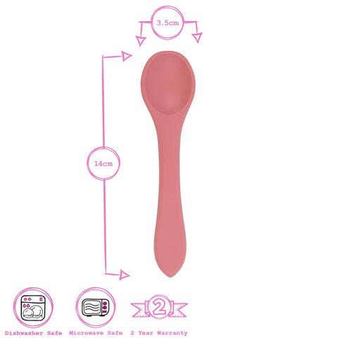 Baby Silicone Weaning Spoon - By Tiny Dining