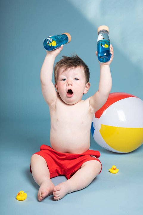 Petit Boum Sensory Toy Bottle Move (Ducky)