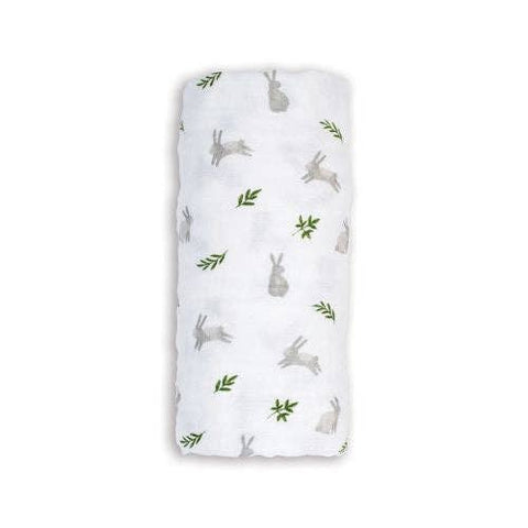 Lulujo - Muslin Swaddle - Bunnies