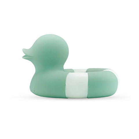 Floatie Duck Mint - Natural Baby Bath Toy Oli&Carol