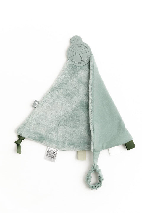 Cheeky Chompers Sage Neutral Comfortchew - Baby Comforter With Teether
