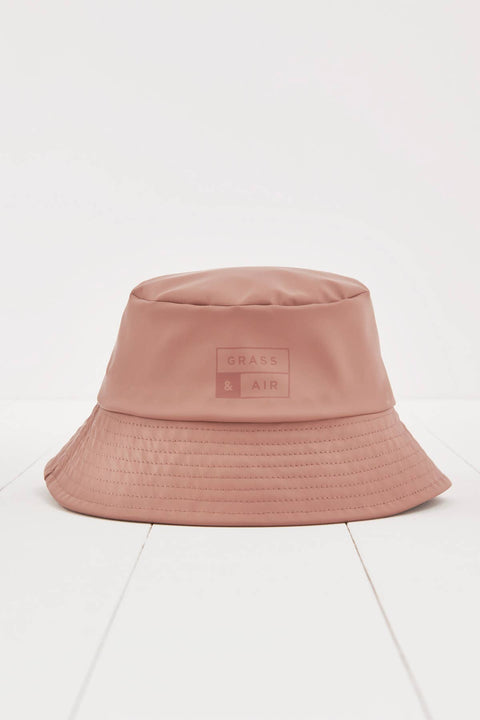 Grass & Air Rose PU Kids Bucket Hat