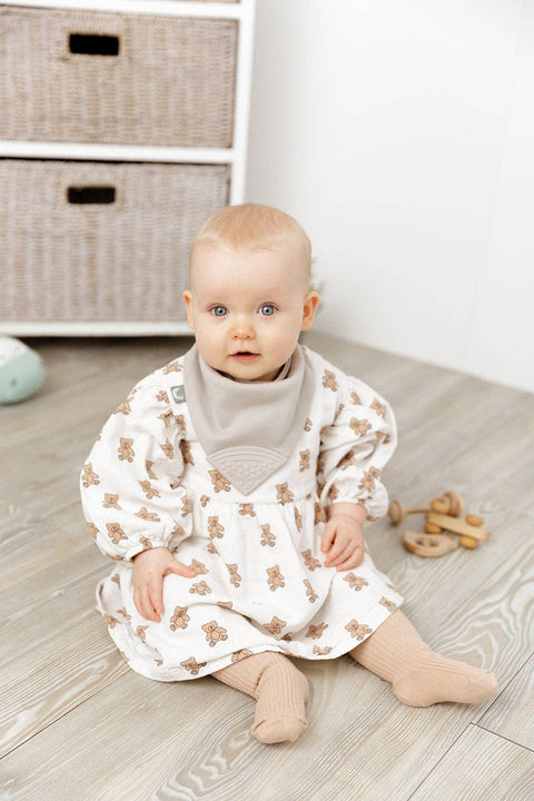 Cheeky Chompers Biscuit Neckerchew - Teething Dribble Bib  New Neutral range