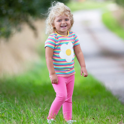 Kite Flower power t-shirt Rainbow