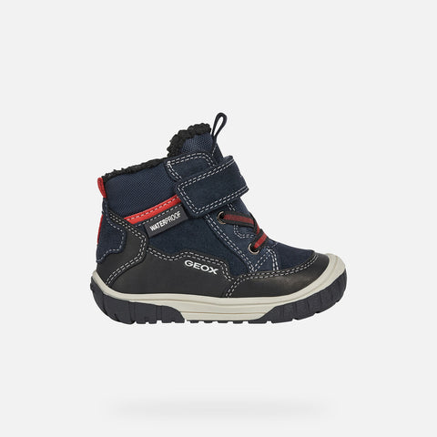 Geox B Omar Navy/Black Ankle Boots