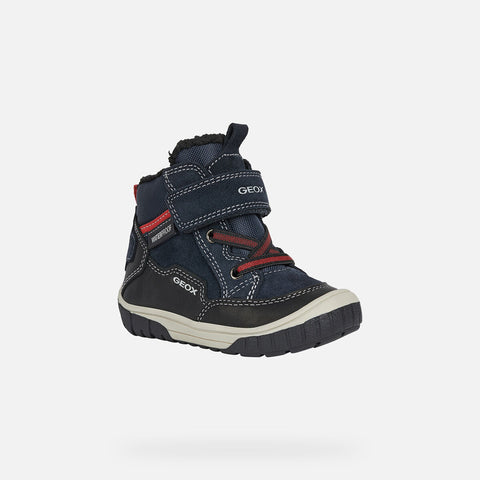 Geox B Omar Navy/Black Ankle Boots