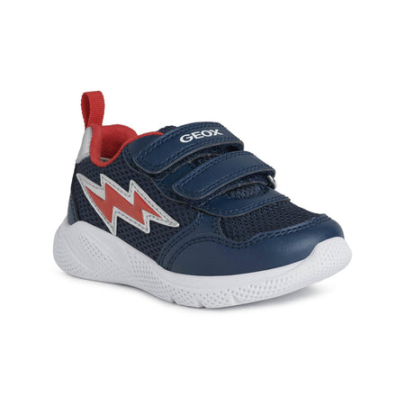 Geox B Sprintye Boy Navy/Red Trainers