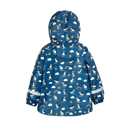 Frugi Puddle Buster Coat - Puffin Puddles