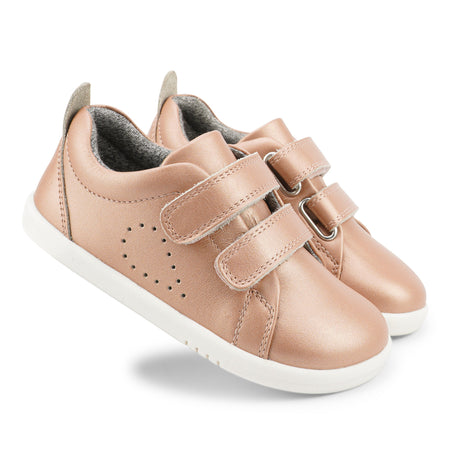 Rose Gold Grass Court Trainers Bobux