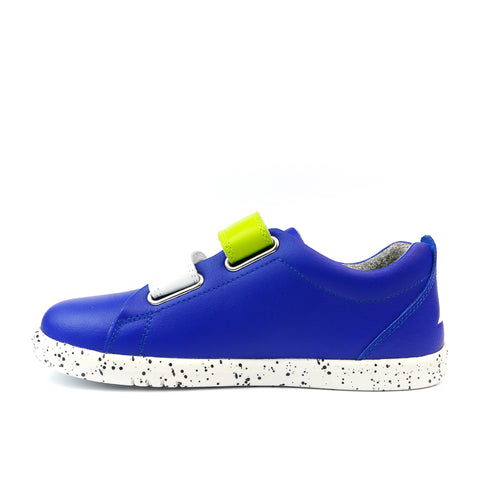 Bobux KP Grass Court Switch Blueberry (Lime + White)