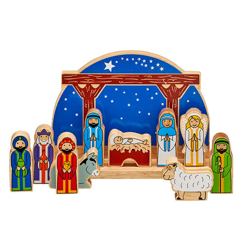 Lanka Kade Nativity scene - Handmade fair trade wooden kids toy