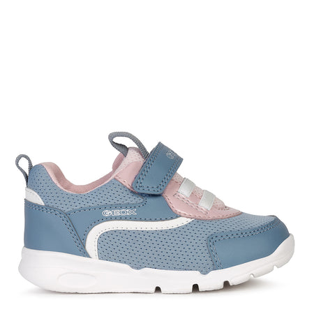 Geox B RUNNER G. D - MESH+SYN.LEA SKY/PINK