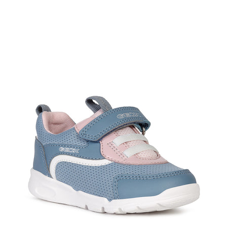 Geox B RUNNER G. D - MESH+SYN.LEA SKY/PINK