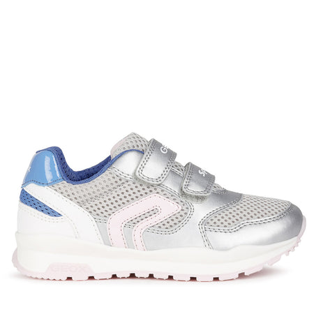 Geox J PAVEL G. A - MESH+PEARL.GBK SILVER/PINK