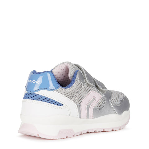 Geox J PAVEL G. A - MESH+PEARL.GBK SILVER/PINK