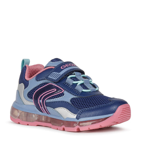 Geox J ANDROID G. D - MESH+TUMB.SYN NAVY/FUCHSIA