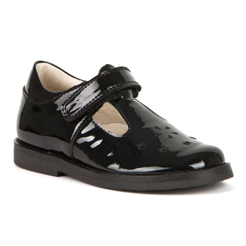 Froddo Black School Shoe G3140128-1 EVIA Patent
