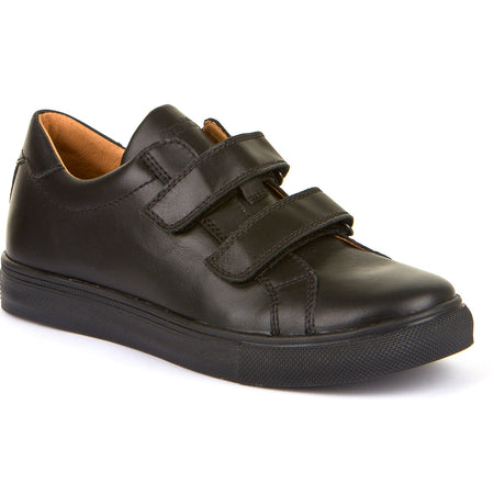 Froddo Black Double Velcro School Shoe G4130068 Morgan D