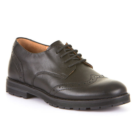 Froddo Black Laced Brogue Style G4130069