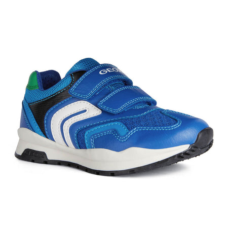 Geox J Pavel Royal/Green Trainers