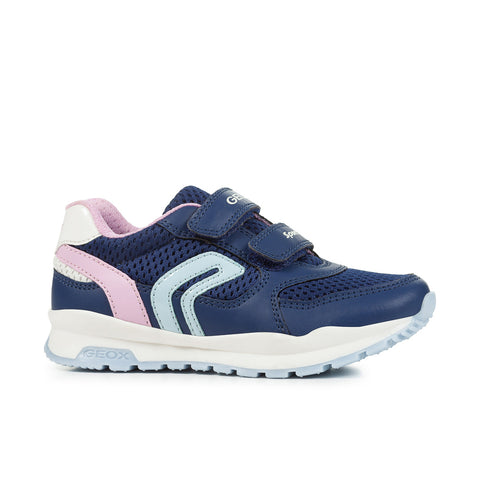 Geox J Pavel Girl Navy/Pink Trainers