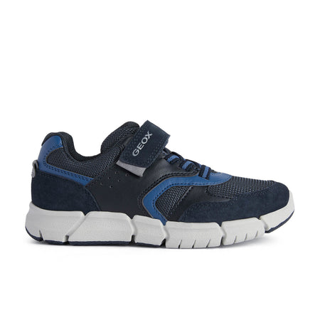 Geox J Flexyper Boy Navy/Dk Blue Trainers