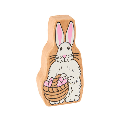 Natural White & Pink Easter Bunny