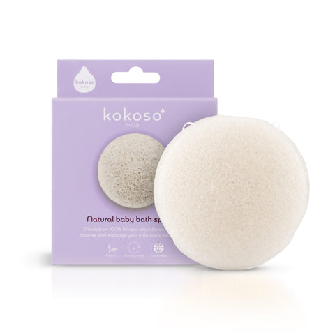 Kokoso Natural Baby Bath Sponge