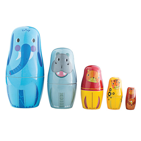 Jungle Animal Russian Dolls